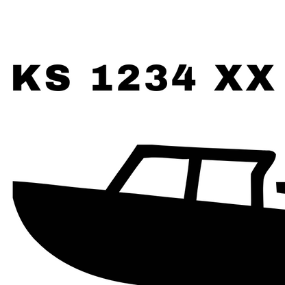 Boat Registration Decals